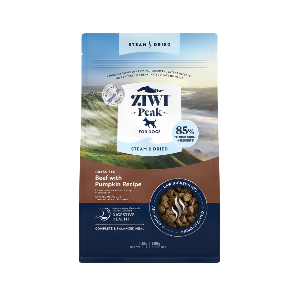 ZIWI Steam And Dried Grass Fed Beef With Pumpkin Recipe Dry Dog Food 2