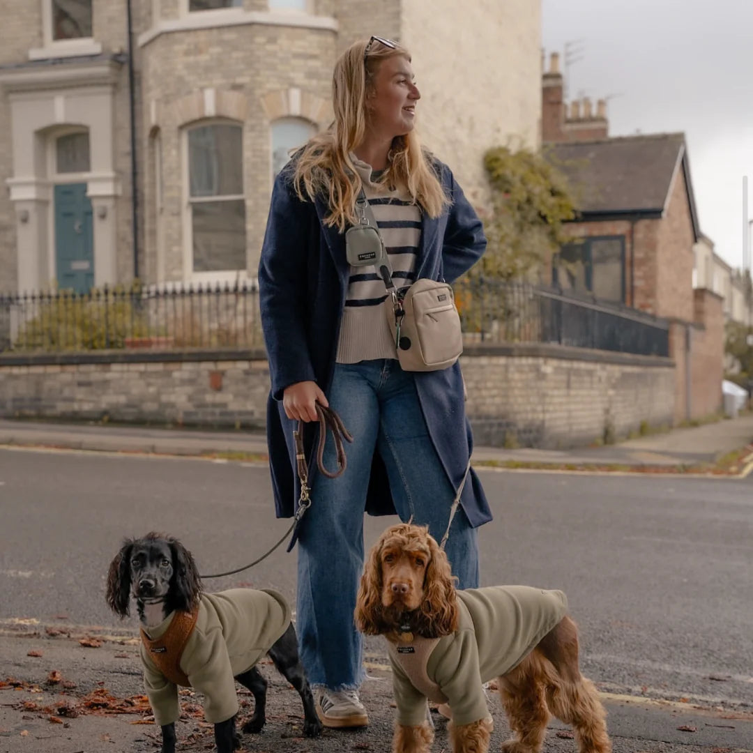 Dog Walking Bag – Caramel Latte