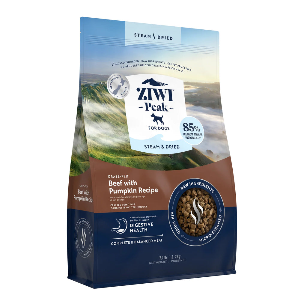 ZIWI Steam And Dried Grass Fed Beef With Pumpkin Recipe Dry Dog Food 5