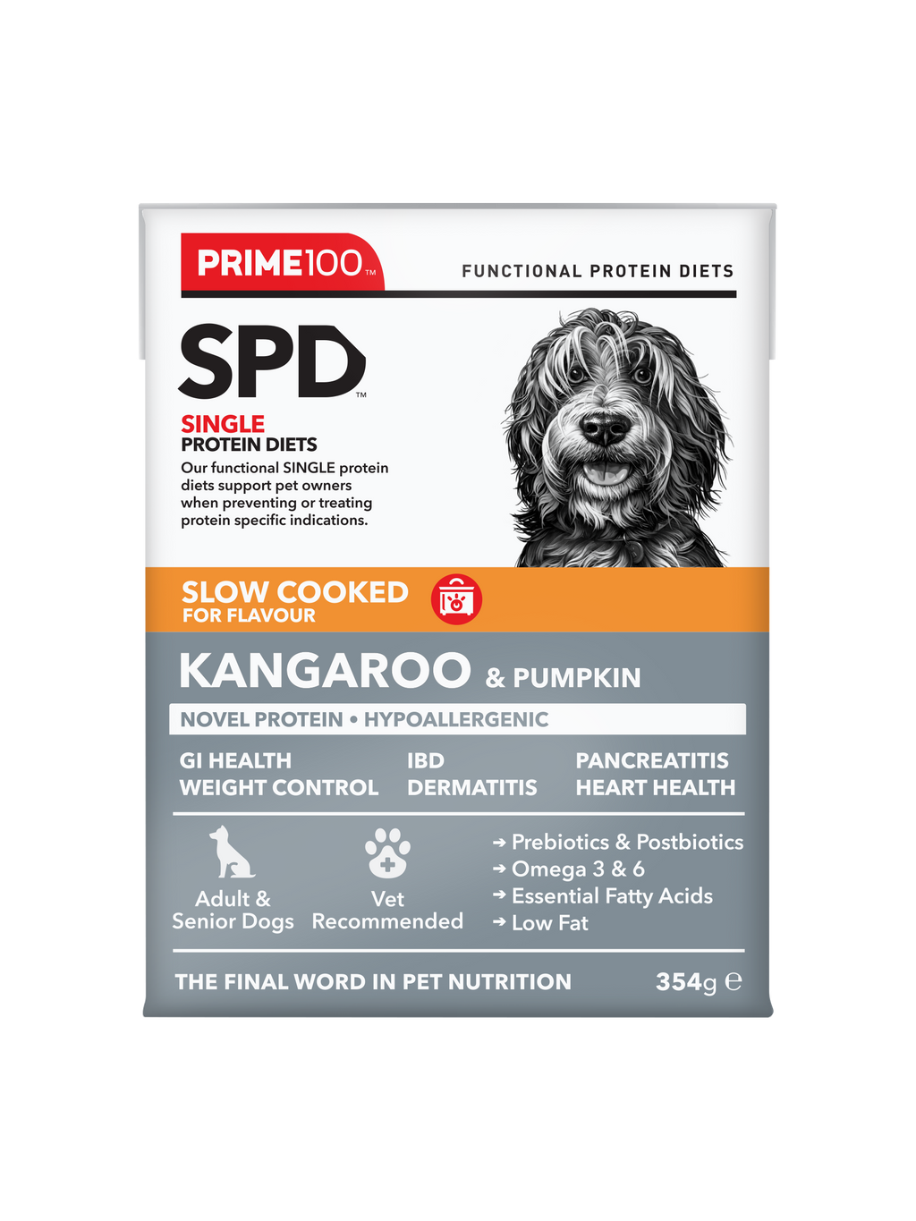 SPD Slow Cooked – Kangaroo & Pumpkin
