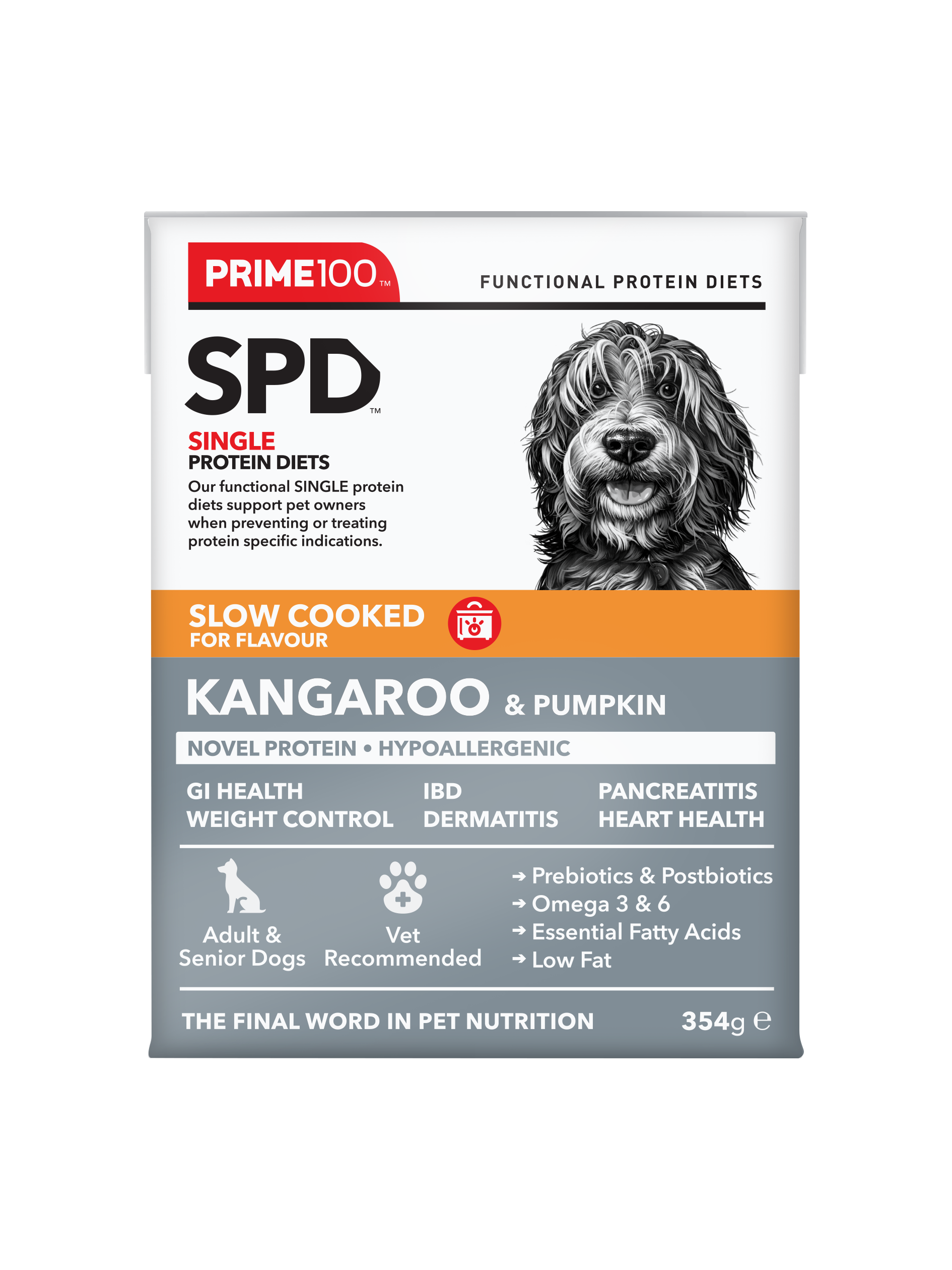 SPD Slow Cooked – Kangaroo & Pumpkin