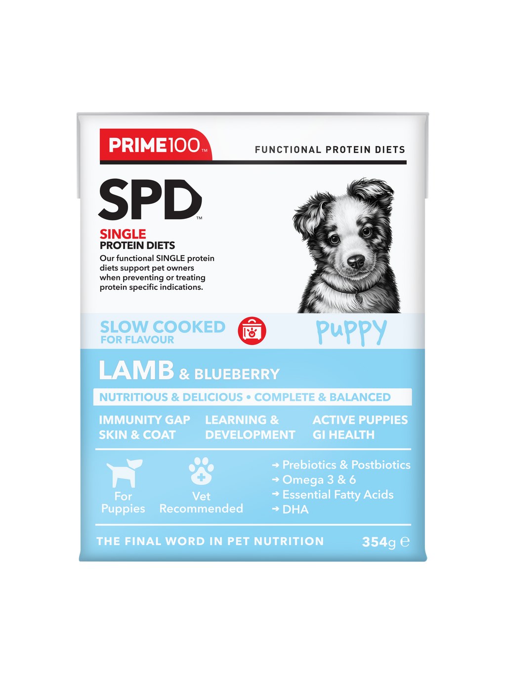 Prime100 SPD Slow Cooked – Lamb & Blueberry – Puppy 6