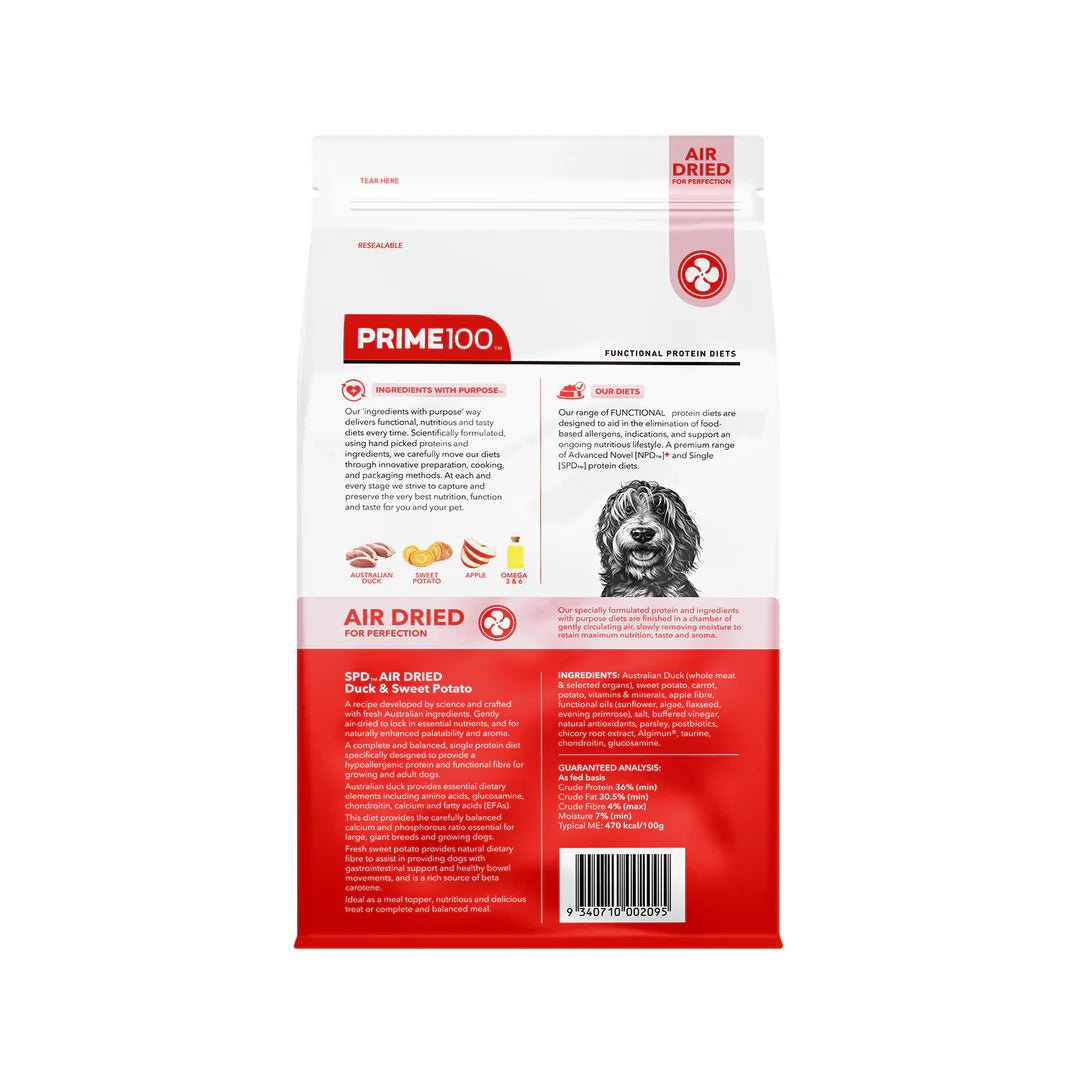 SPD Air Dried – Duck & Sweet Potato