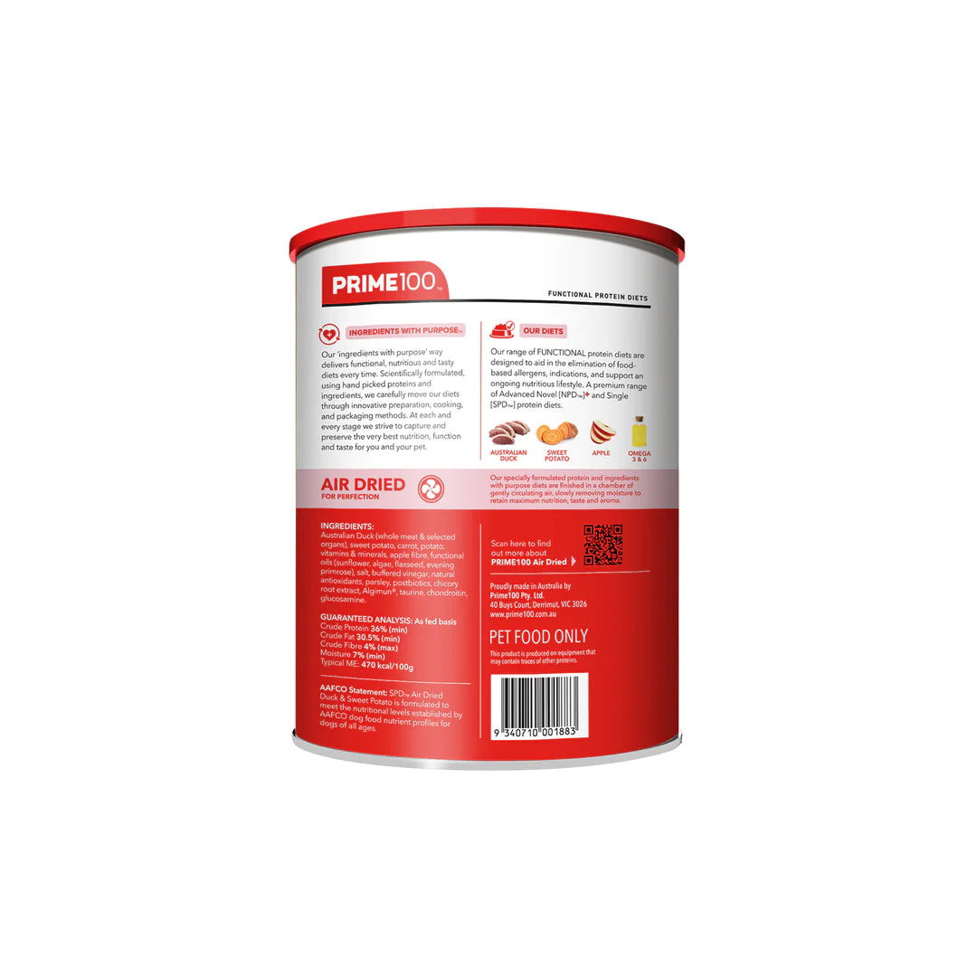SPD Air Dried – Duck & Sweet Potato