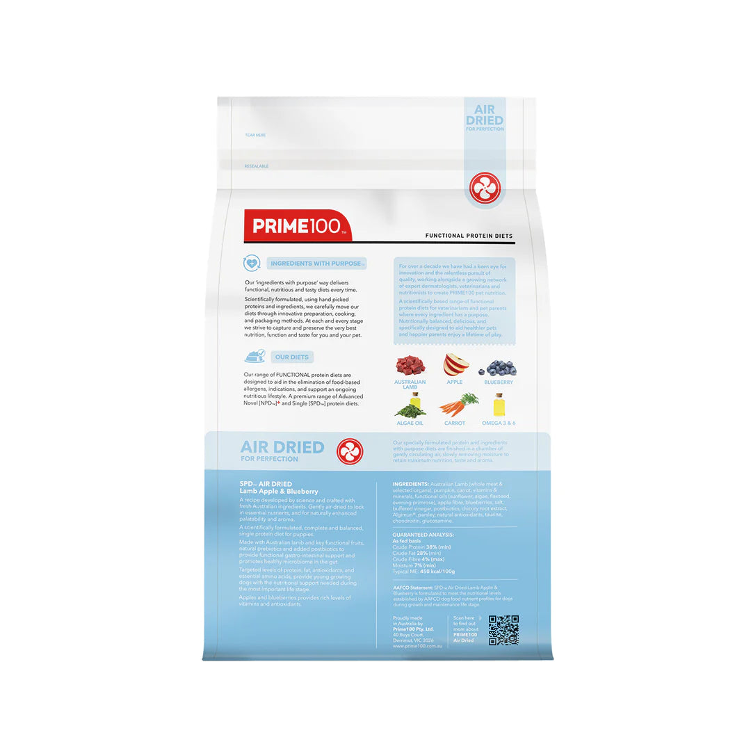 SPD Air Dried – Lamb, Apple & Blueberry – Puppy
