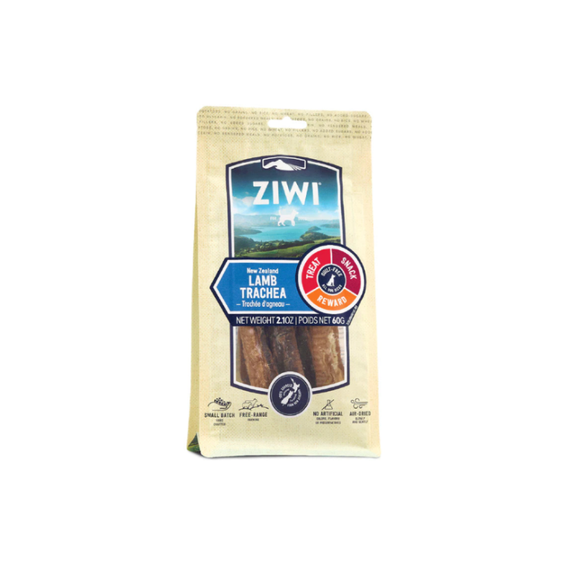 Ziwi dog treat package on a white background