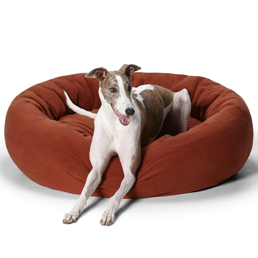 Self-Warming Polar Fleece Cuddler – Rust