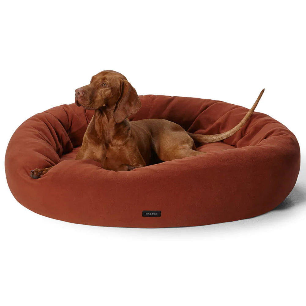 Self-Warming Polar Fleece Cuddler – Rust