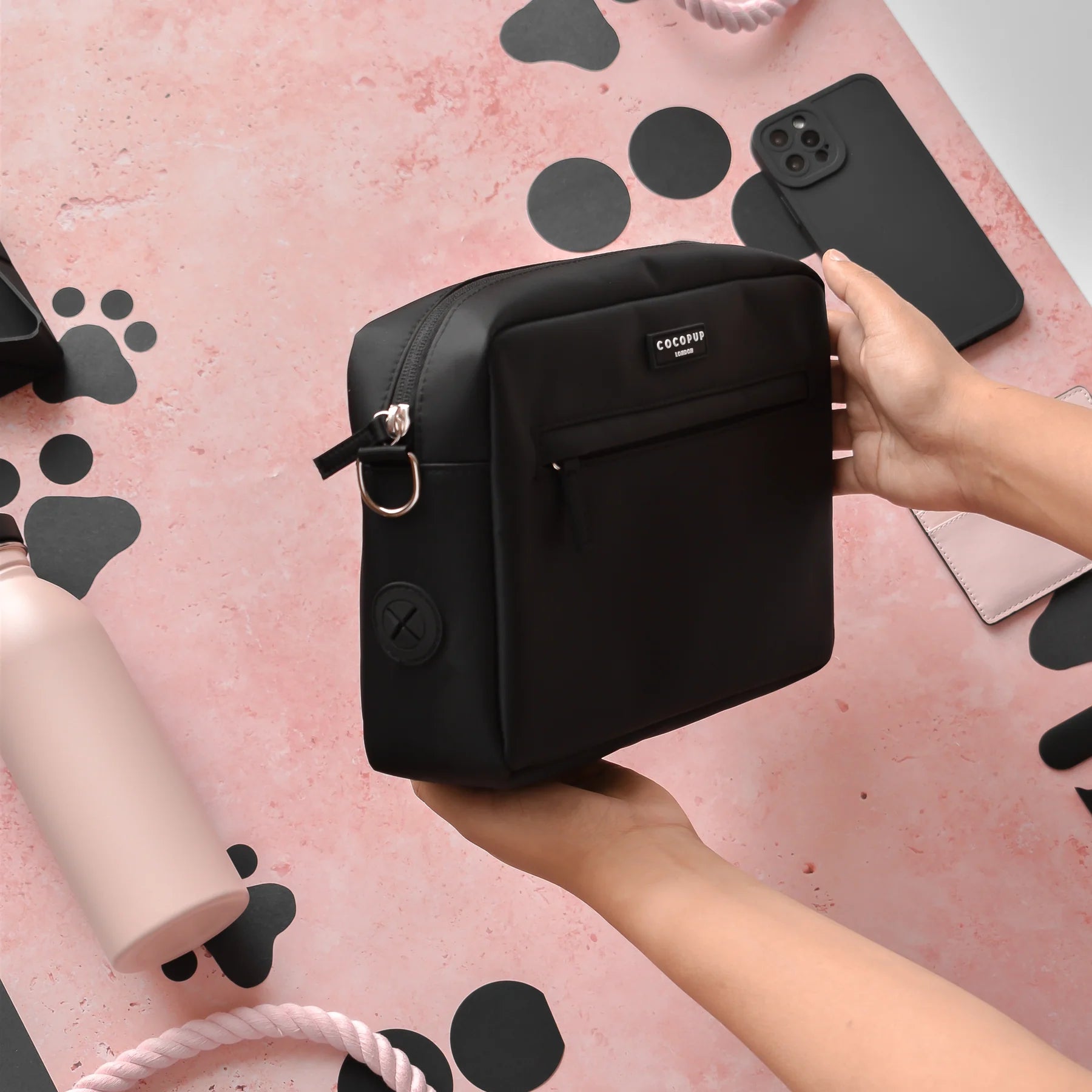 Dog Walking Bag – Black