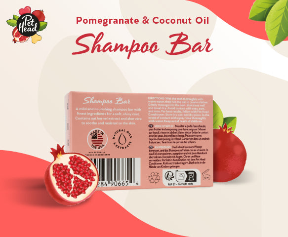 Pet Head Pomegranate 3 In 1 Shampoo Bar 2