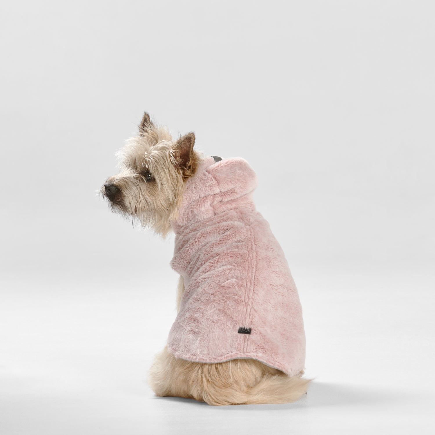 Faux Fur Hooded Coat – Pink