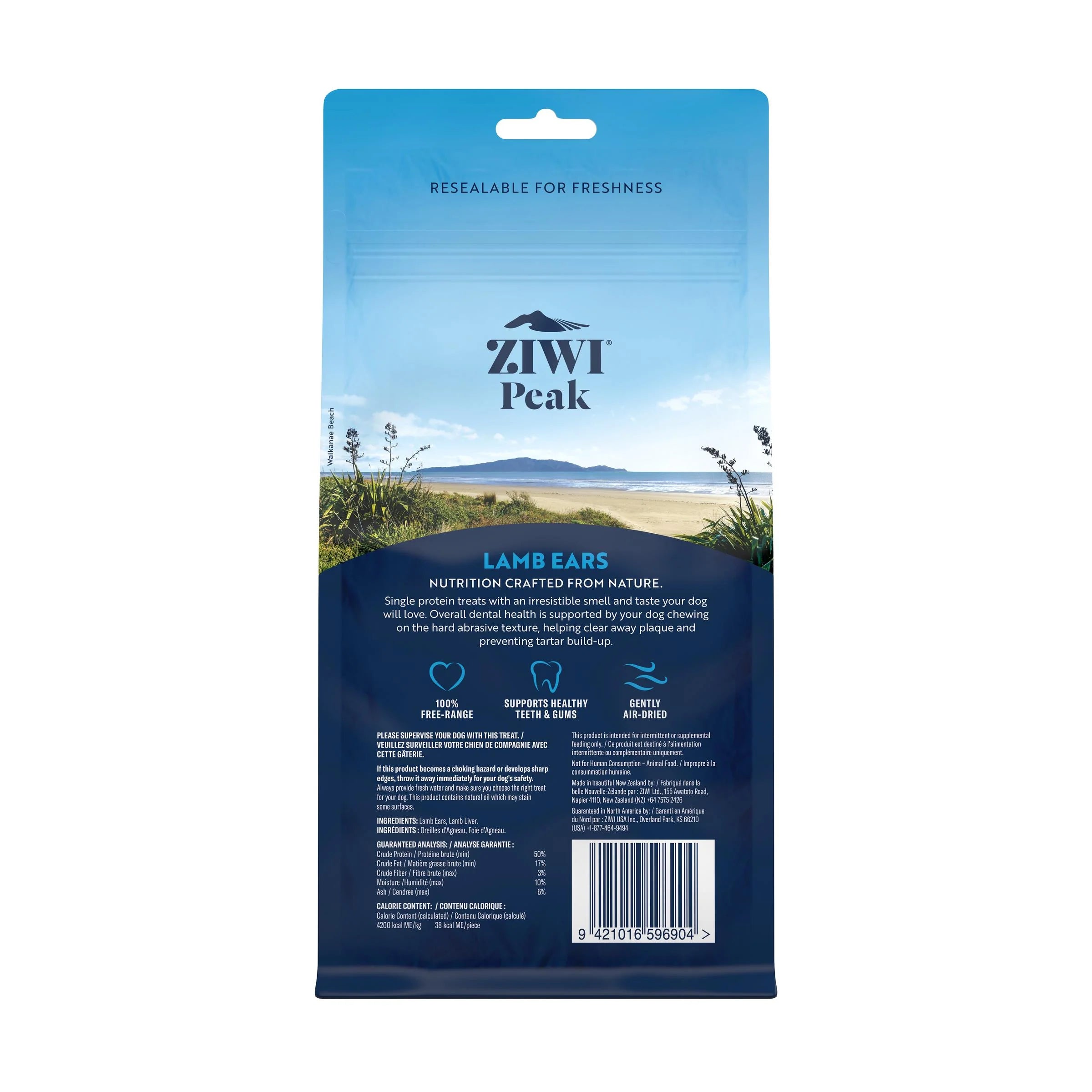 ZIWI Oral Chew Lamb Ears Liver Coated 3