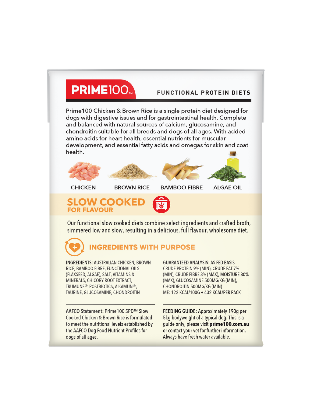 SPD Slow Cooked – Chicken & Brown Rice