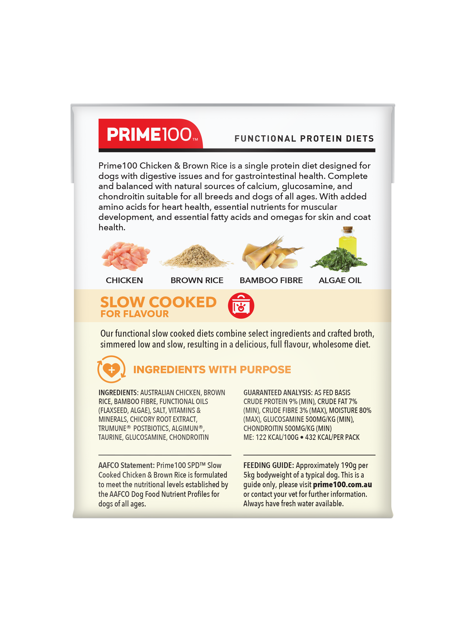 SPD Slow Cooked – Chicken & Brown Rice