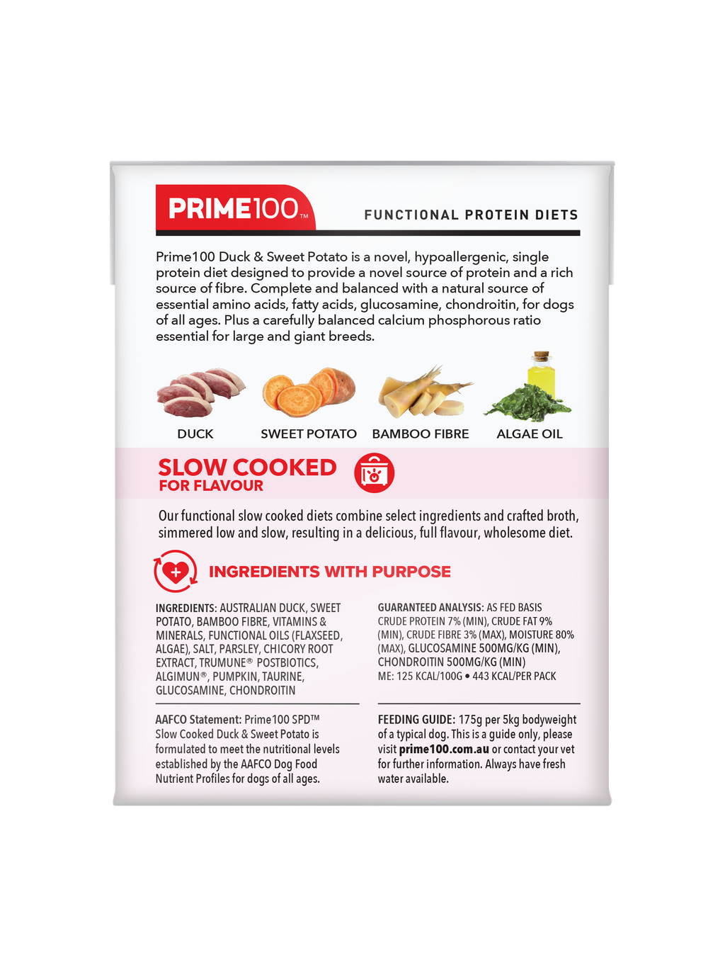 Prime100 SPD Slow Cooked – Duck & Sweet Potato 4