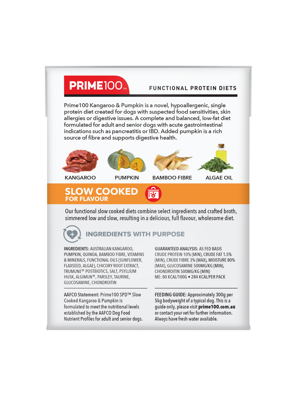 SPD Slow Cooked – Kangaroo & Pumpkin