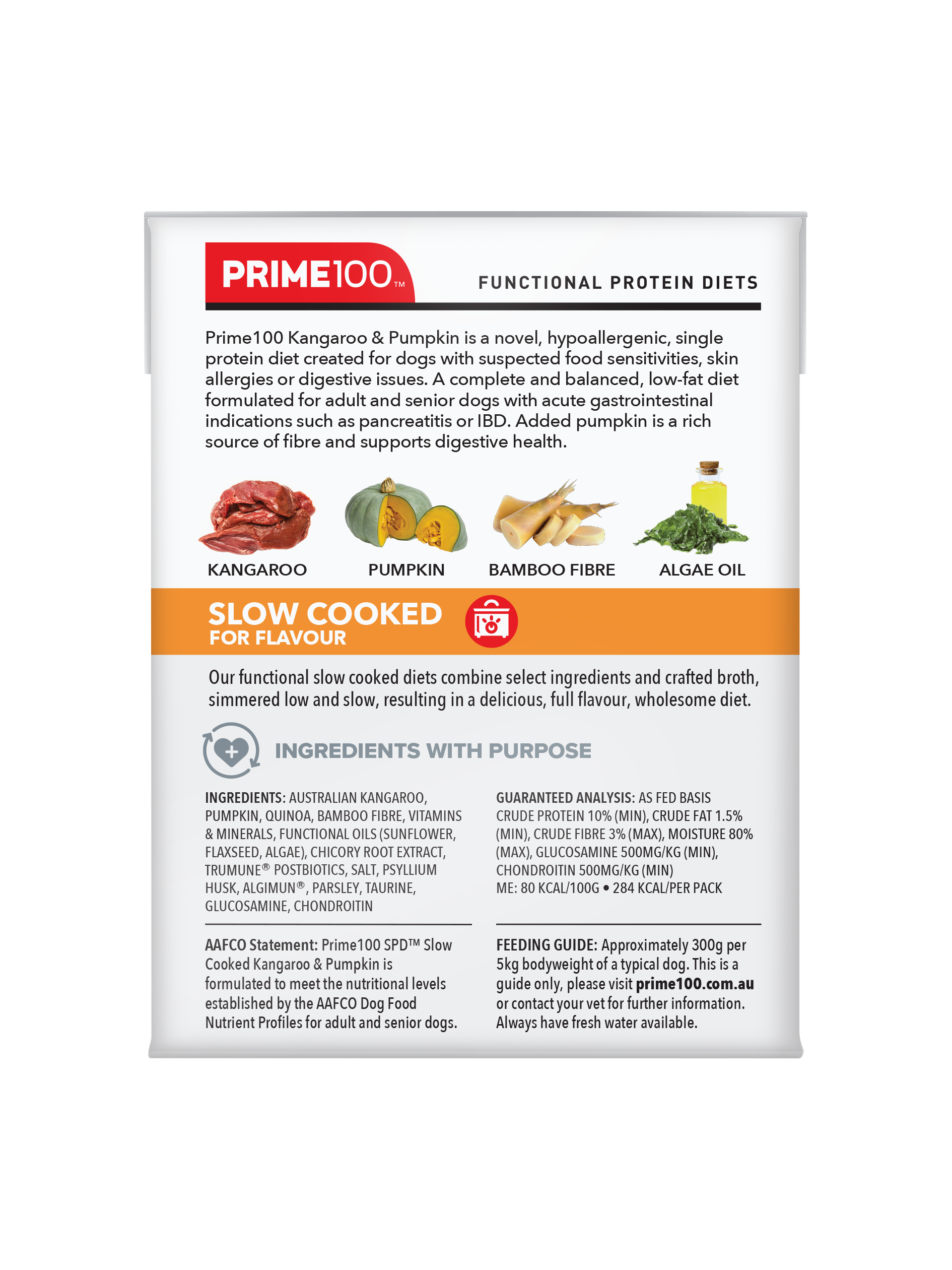 SPD Slow Cooked – Kangaroo & Pumpkin