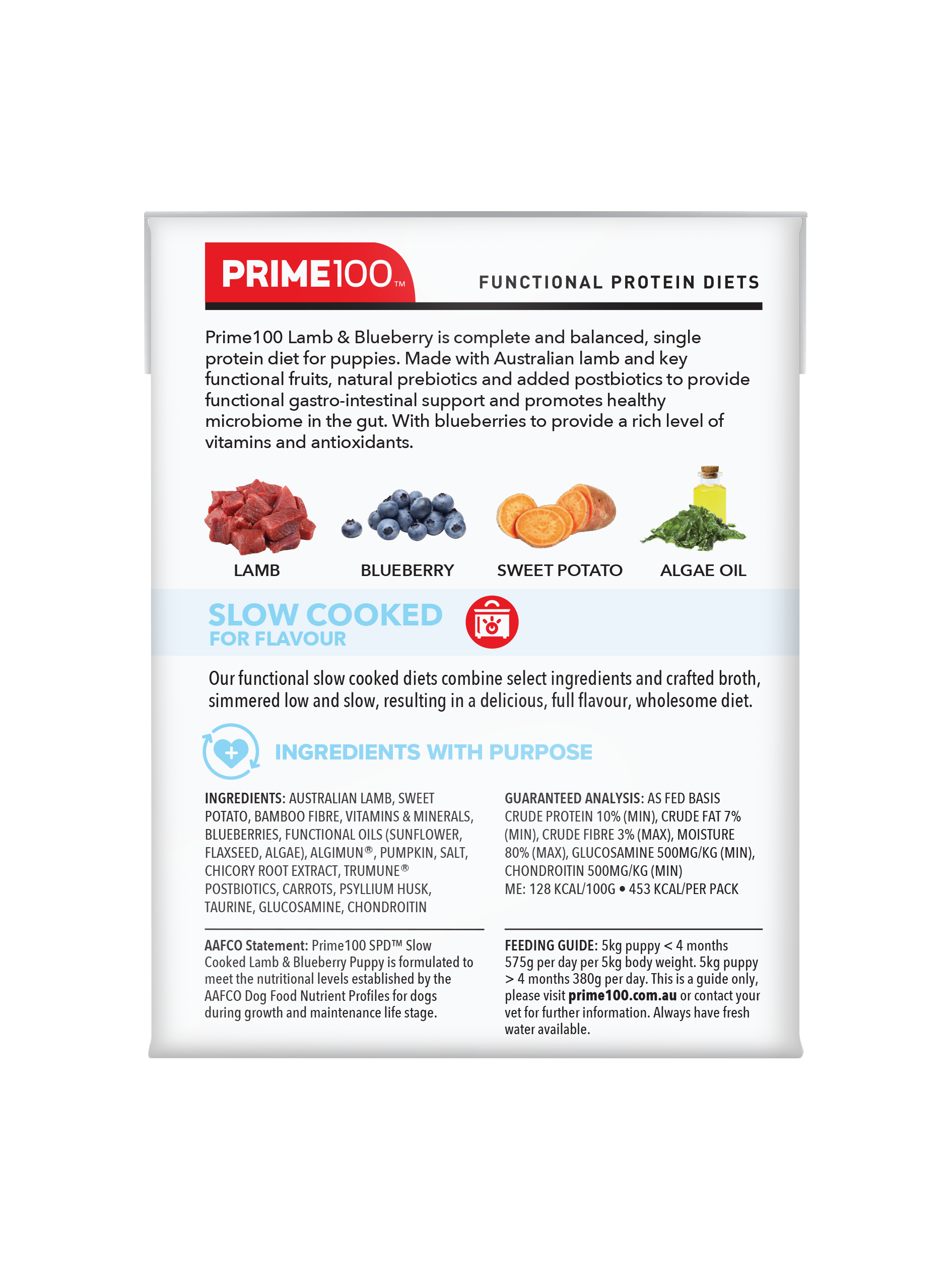 SPD Slow Cooked – Lamb & Blueberry – Puppy