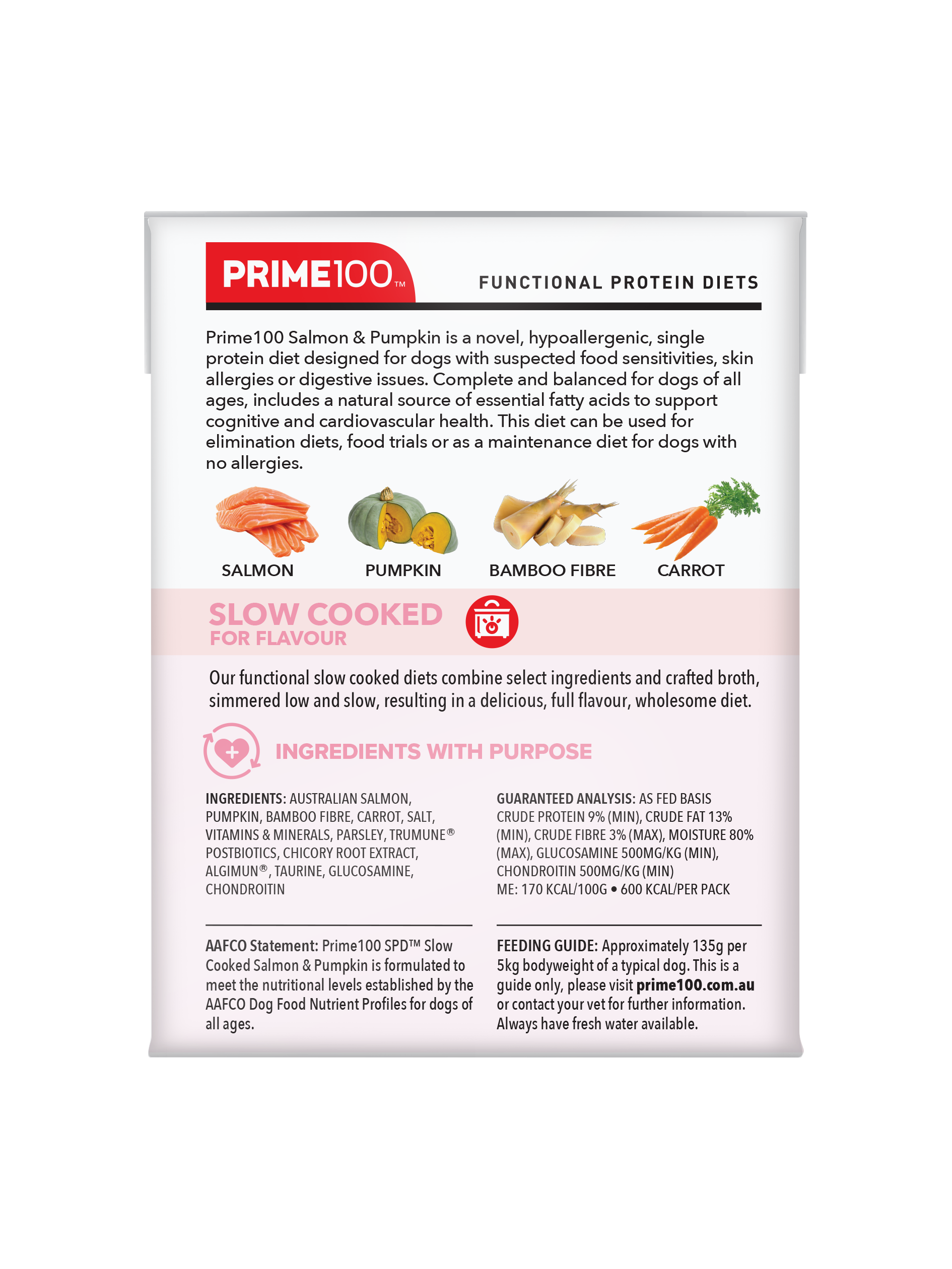 SPD Slow Cooked – Salmon & Pumpkin