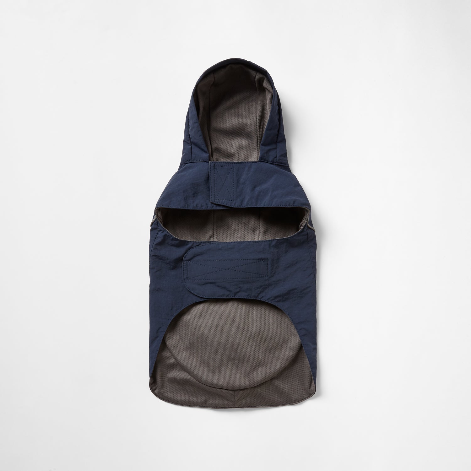 Rip-Stop Hooded Raincoat – Navy