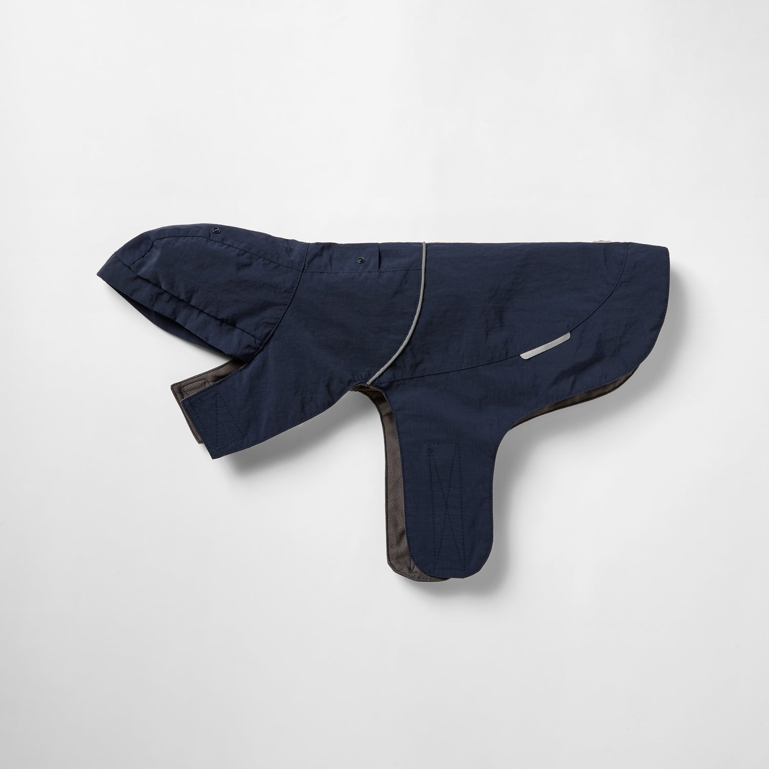 Rip-Stop Hooded Raincoat – Navy