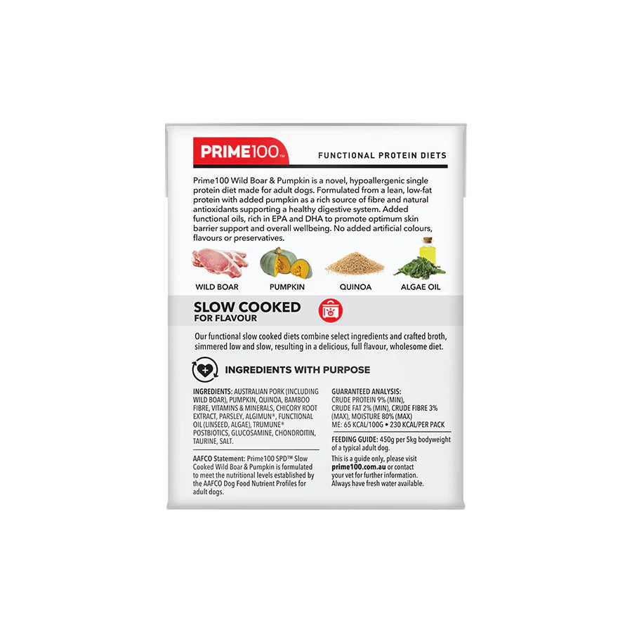 Prime100 SPD Slow Cooked – Wild Boar & Pumpkin 6