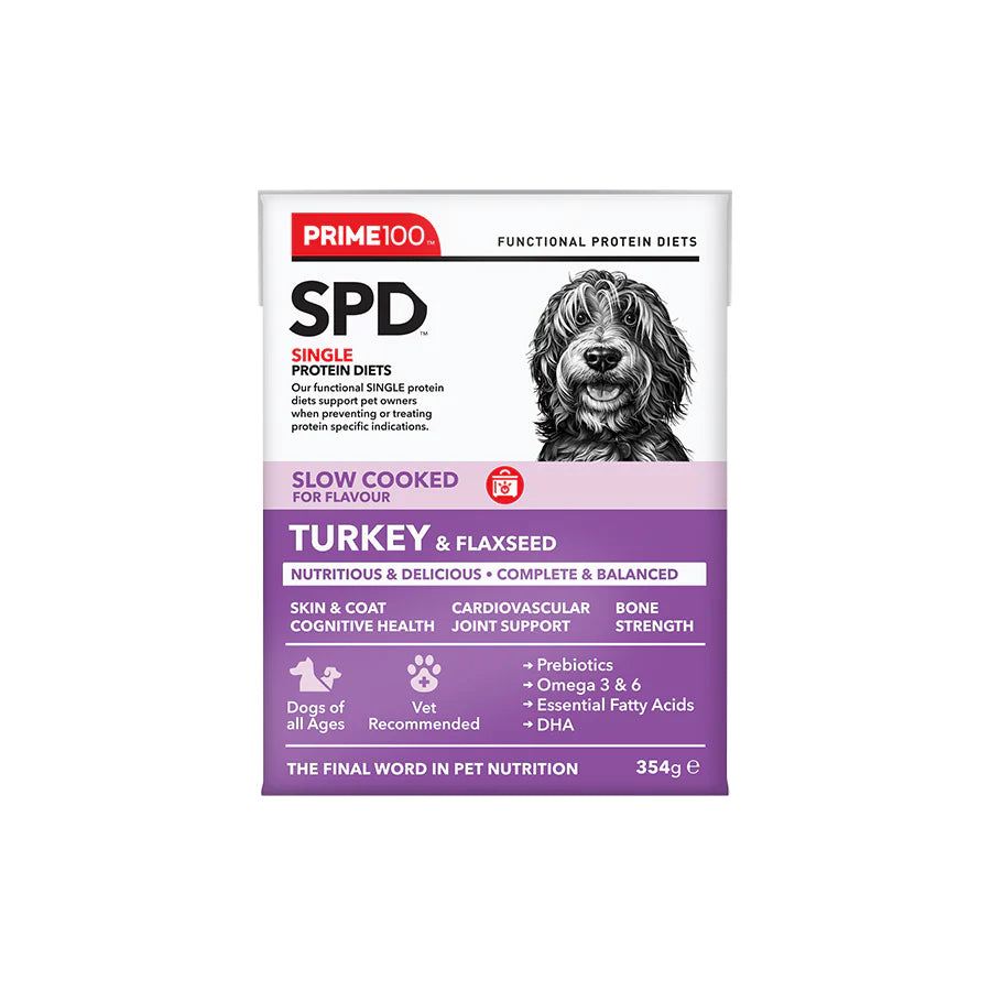 SPD Slow – Cooked Turkey & Flaxseed