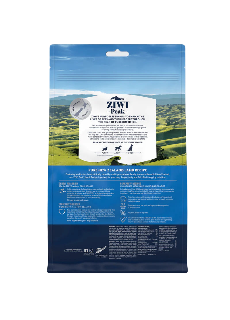 ZIWI Air Dried Lamb Recipe Dry Dog Food 2