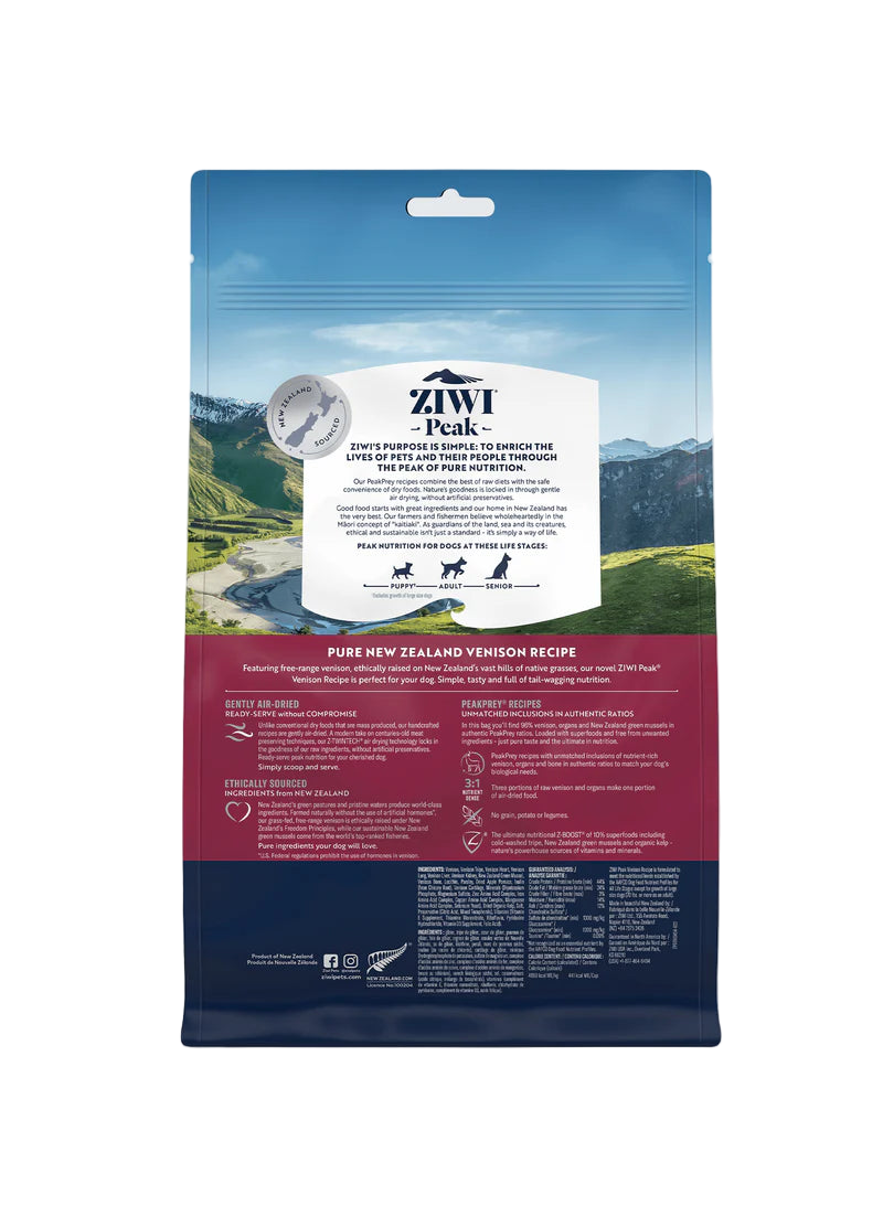 ZIWI Air Dried Venison Recipe Dry Dog Food 2