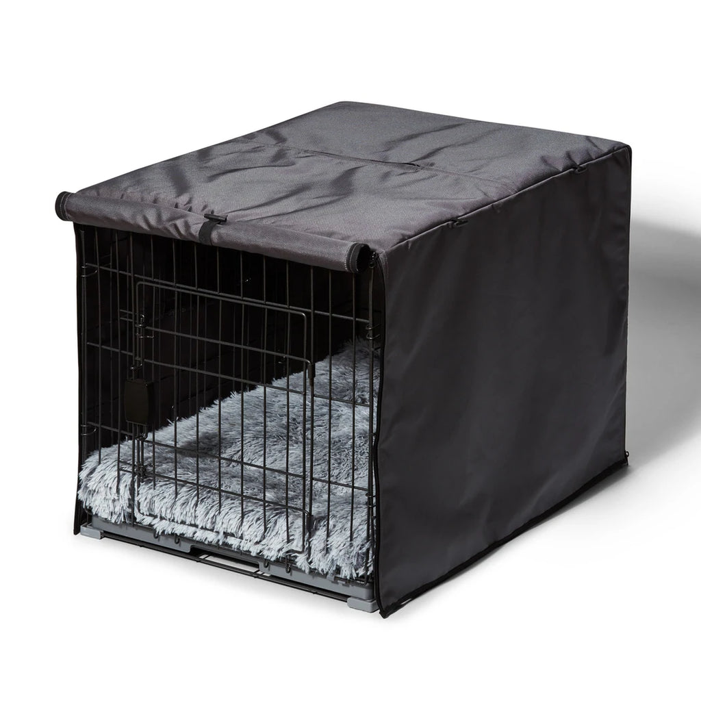 Snooza Dog – 2 in 1 – Convertible Crate Cover – Grey 4