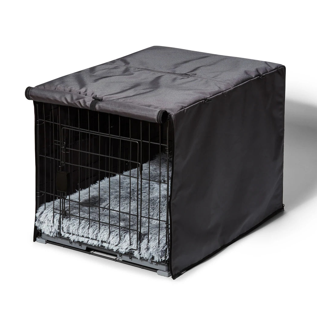 Snooza Dog – 2 in 1 – Convertible Crate Cover – Grey 4