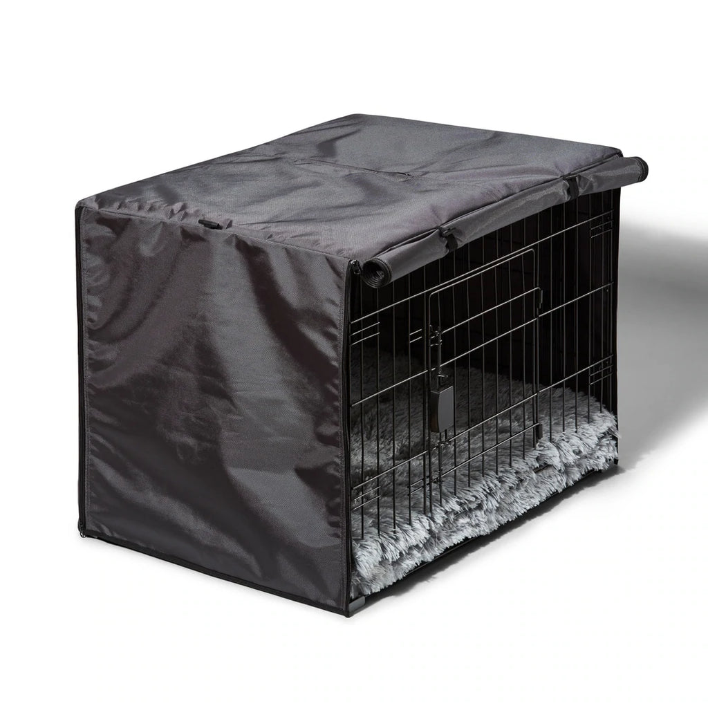 Snooza Dog – 2 in 1 – Convertible Crate Cover – Grey 3